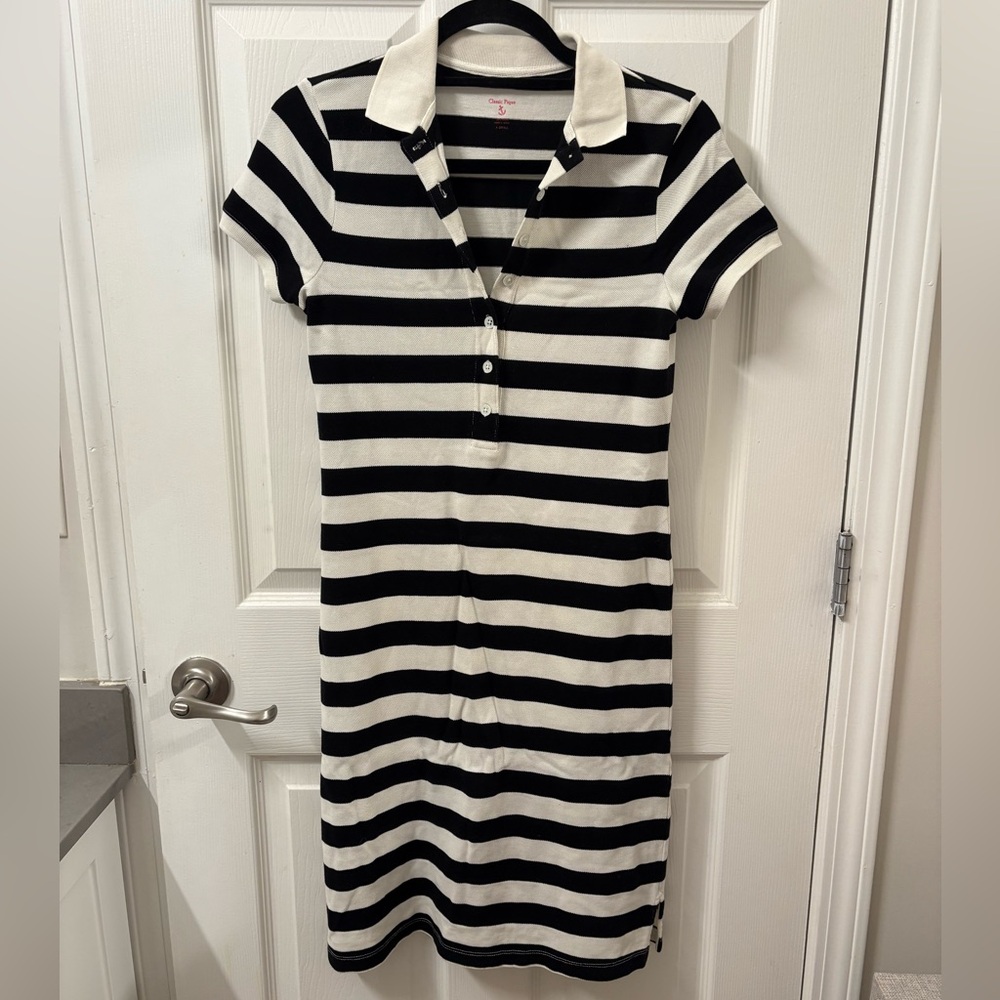J. Crew Cotton Pique Polo Dress